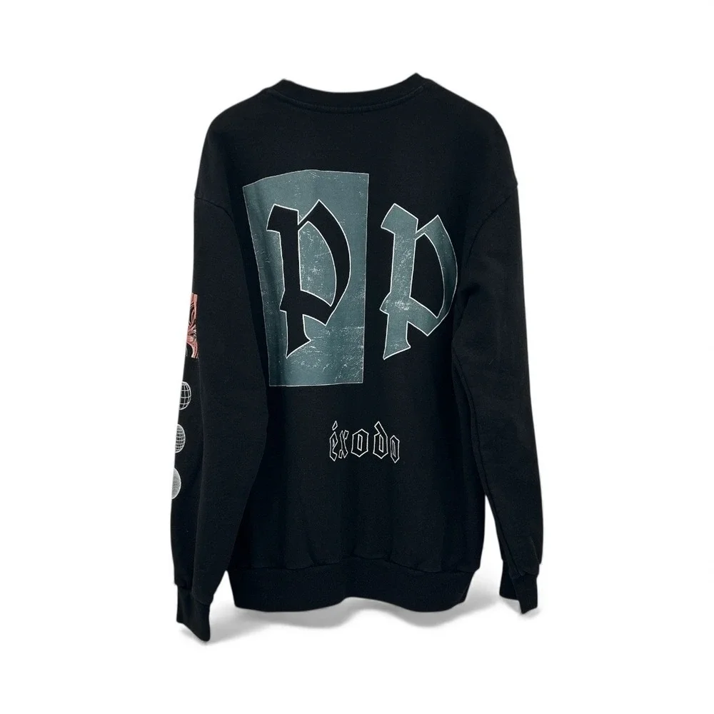 Peso‎ Pluma Éxodo Crewneck Sweater L | Official Heavyweight Tour Merch PP - Picture 2 of 7